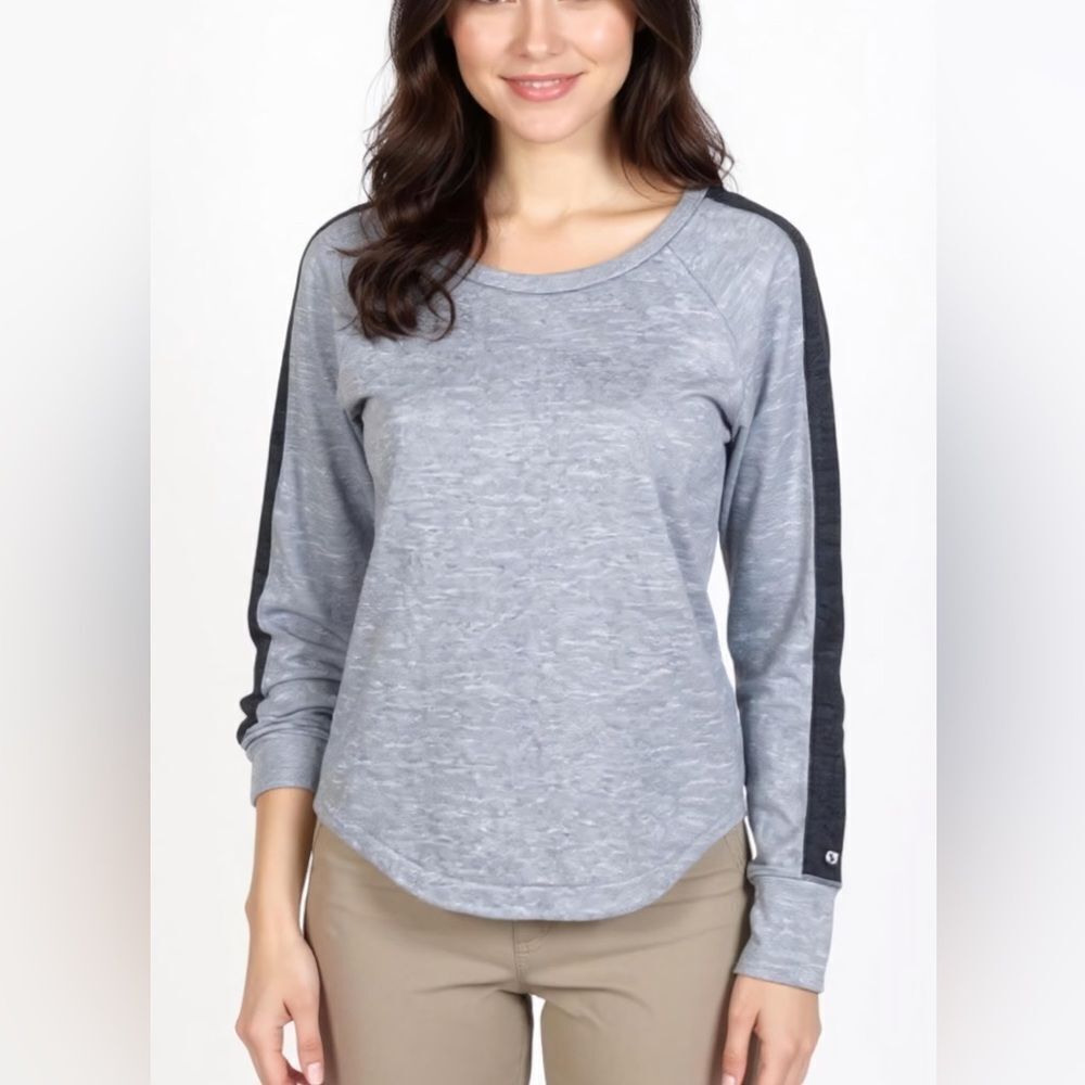 C9 by Champion Grey and Black Sweat Shirt Size S